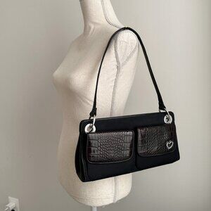 Brighton Black Heart Purse Shoulder Bag
